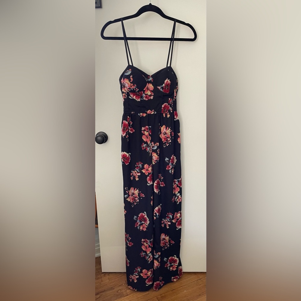 Band of Gypsies Floral Pant Jumpsuit